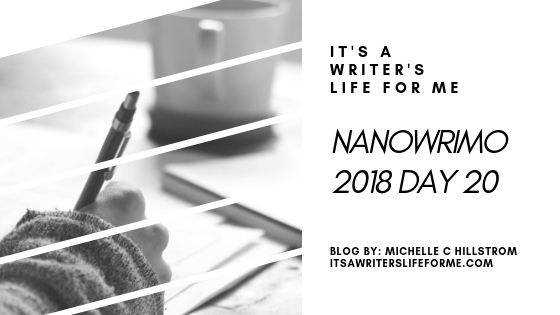 BLOG POST BY MICHELLE C HILLSTROM NANOWRIMO UPDATE